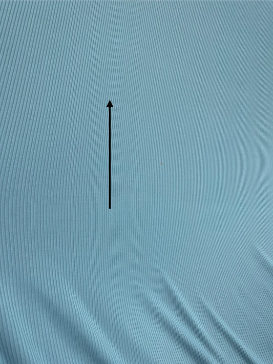 Flaw Note, See Below | Teal Solid | Chickadee Unbrushed Rib Knit Fabric