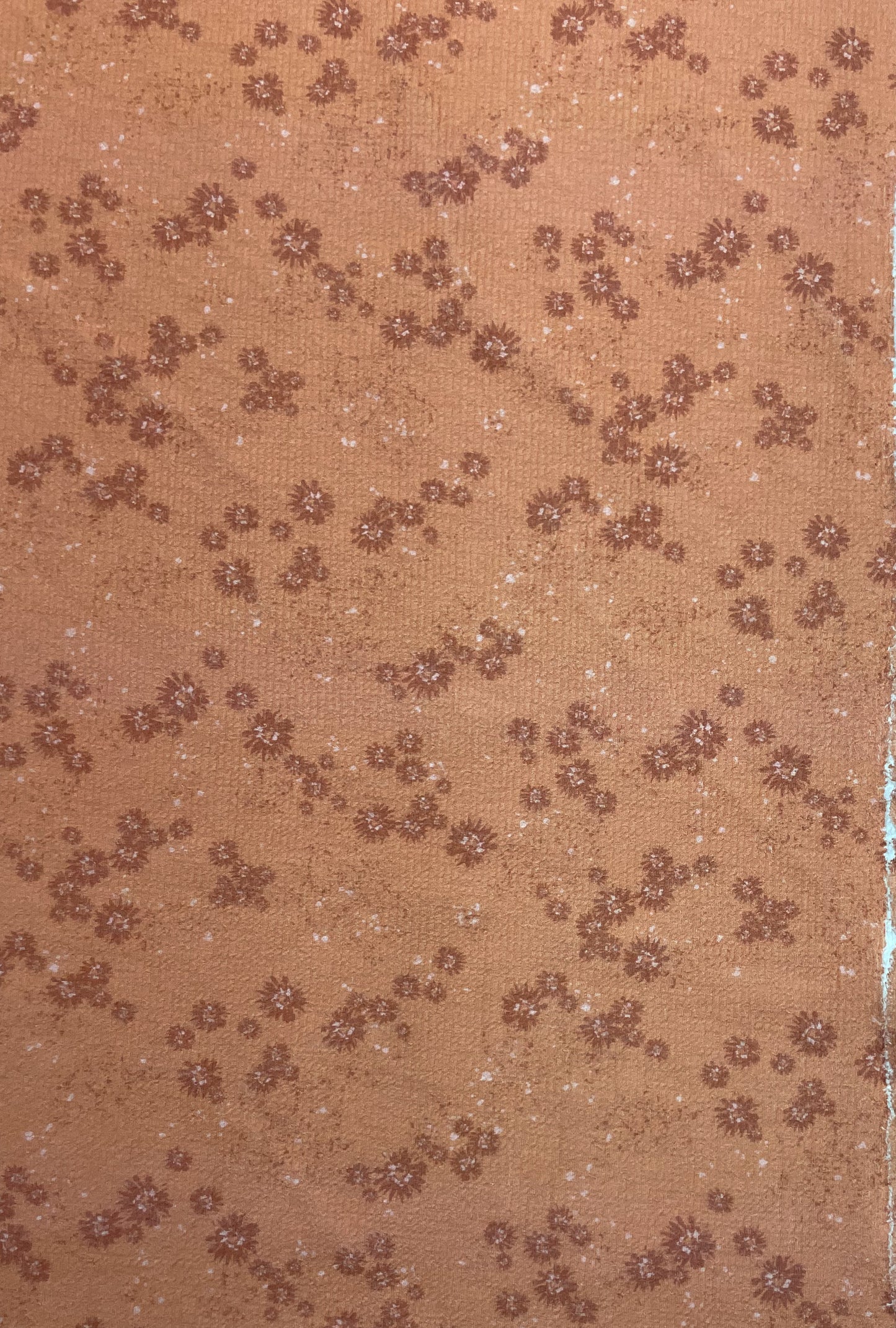 Flaw & Quality Notice Below - Save 20% | Faith Floral | Pebble Stone Knit Fabric