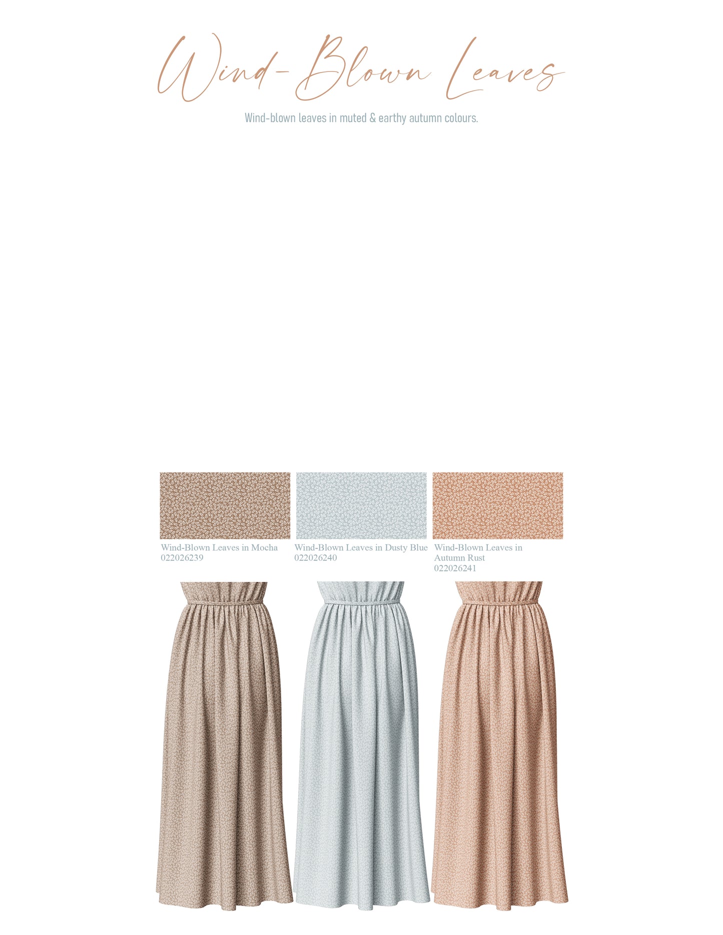 Pre-Order | Wind-Blown Leaves in Autumn Rust