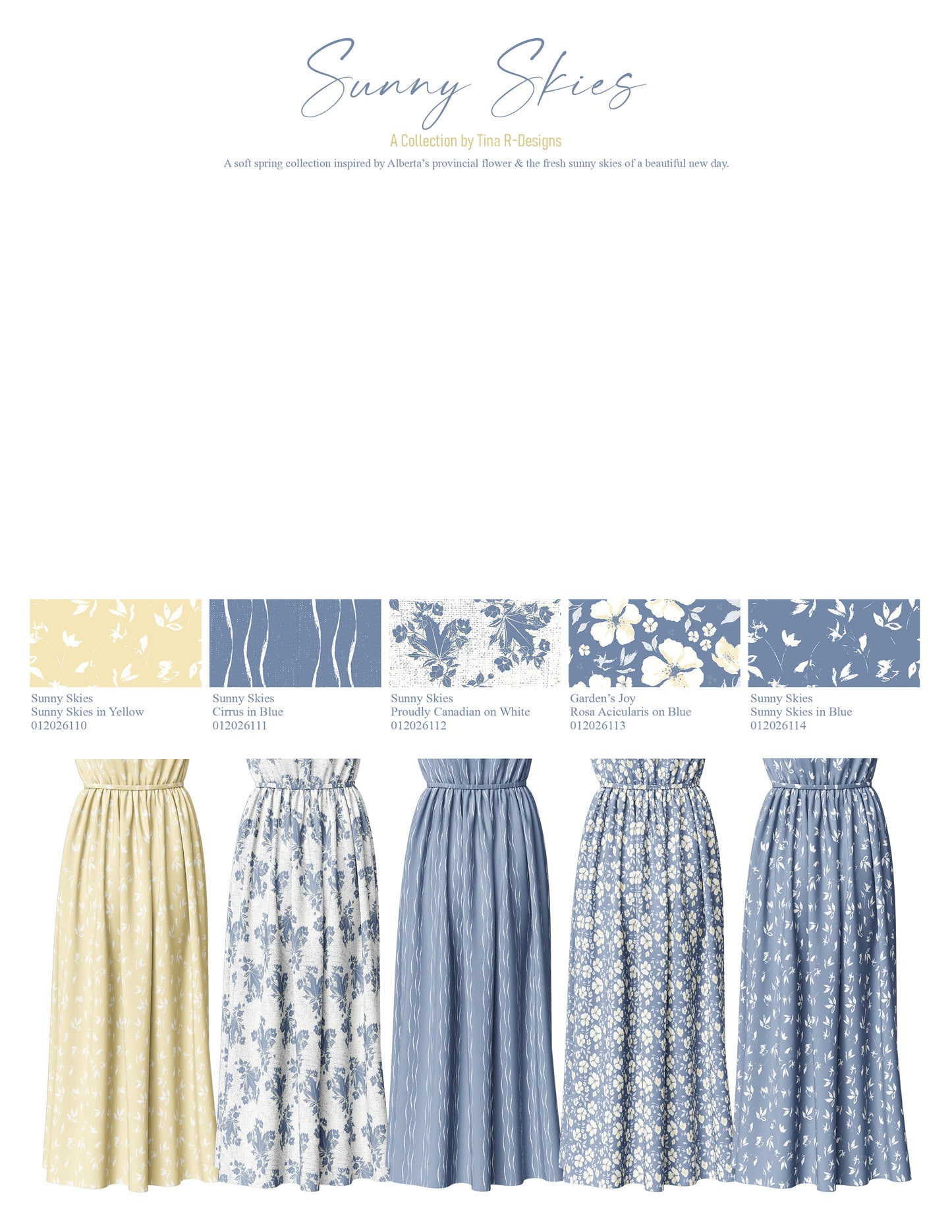 Sunny Skies: Rosa Acicularis | Starling Diamond Dot Woven Fabric