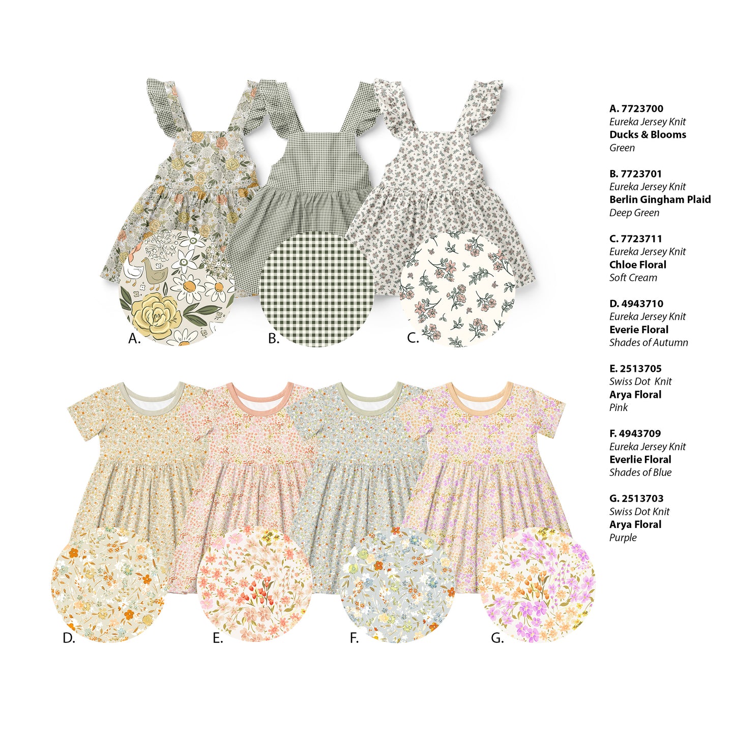 Arya Floral in Pink | Swiss Dot Knit Fabric