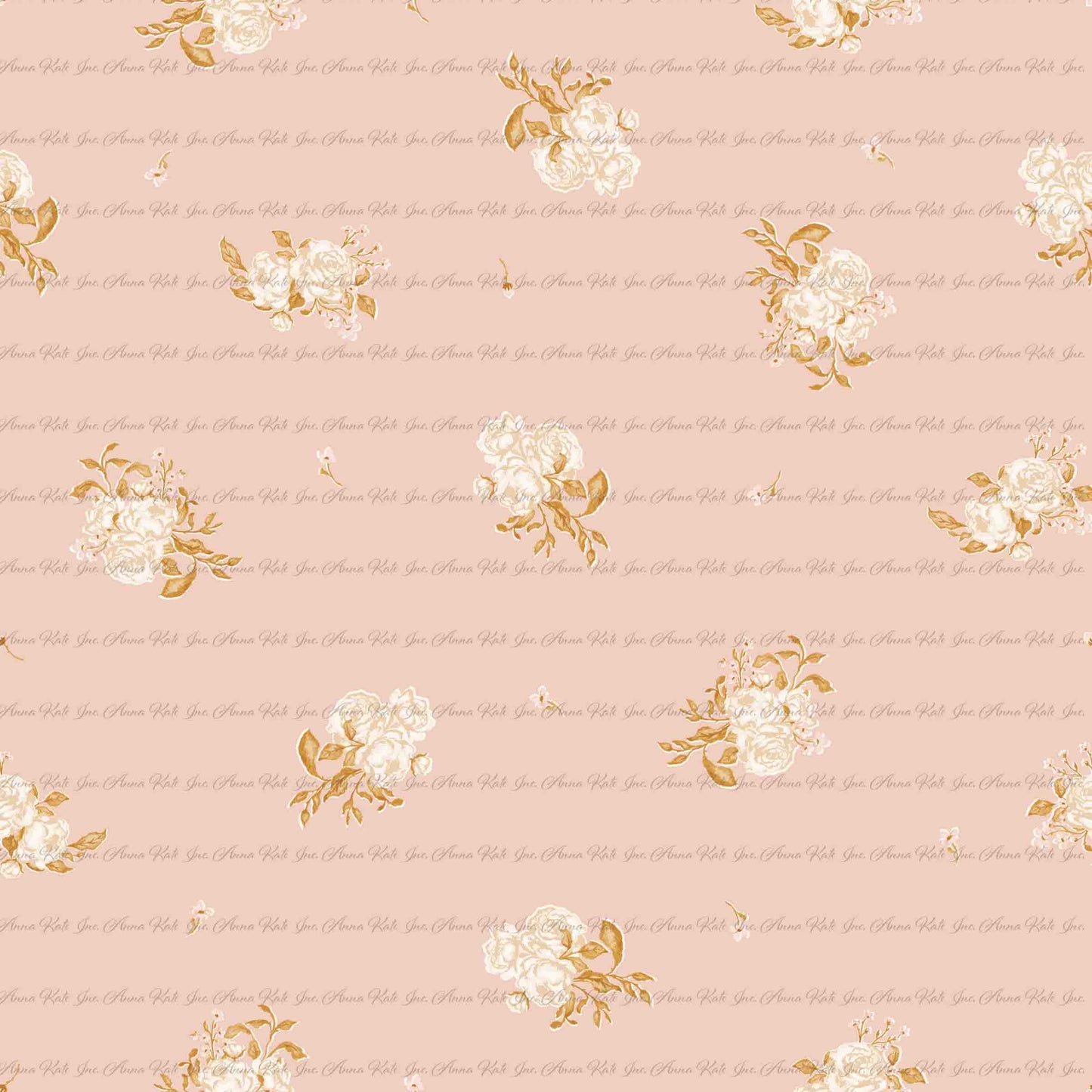 Loretta Goose: Loretta Floral in Pink | Pebble Stone Knit Fabric