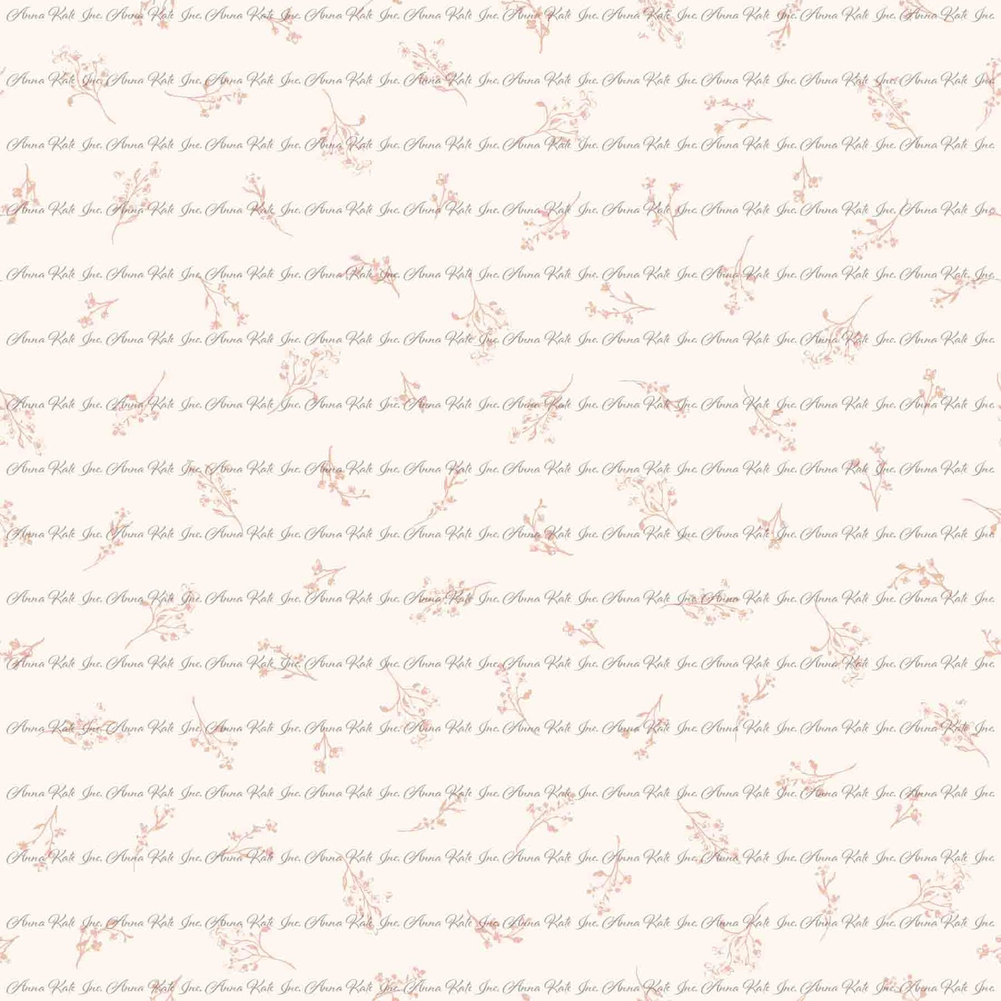 Loretta Goose: Sprigs in Pink | Pebble Stone Knit Fabric