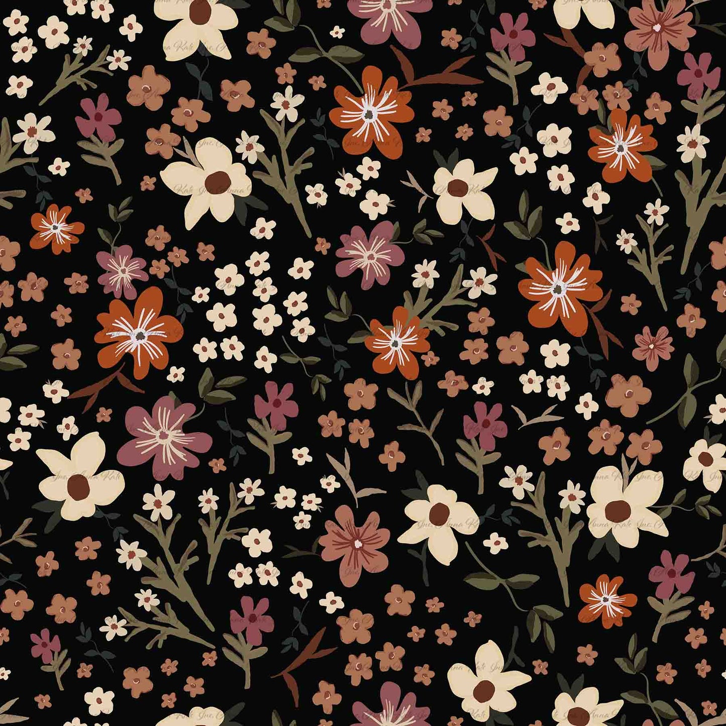 Pre-Order | Christy Floral in Black