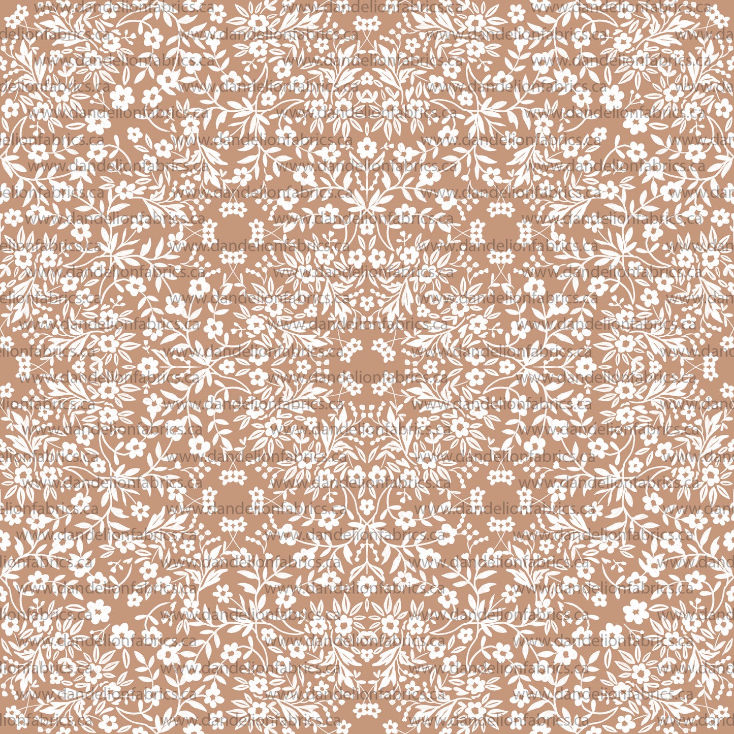 Medallion Toss in Copper | Calgary Rib Knit Fabric