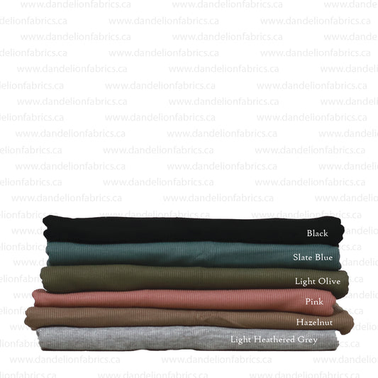 Prairie Mini Rayon Rib | Hazelnut