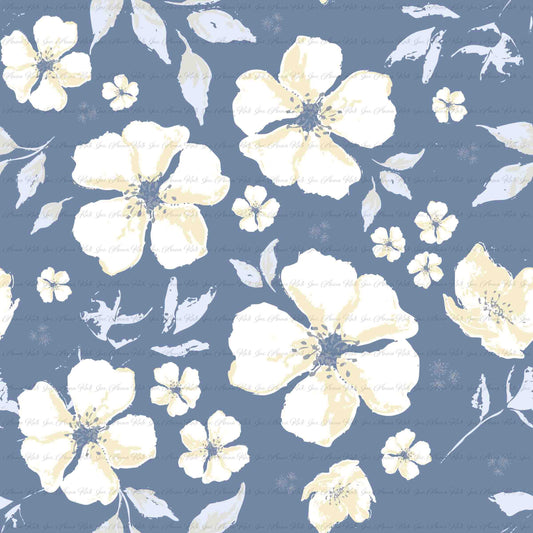 Sunny Skies: Rosa Acicularis | Starling Diamond Dot Woven Fabric