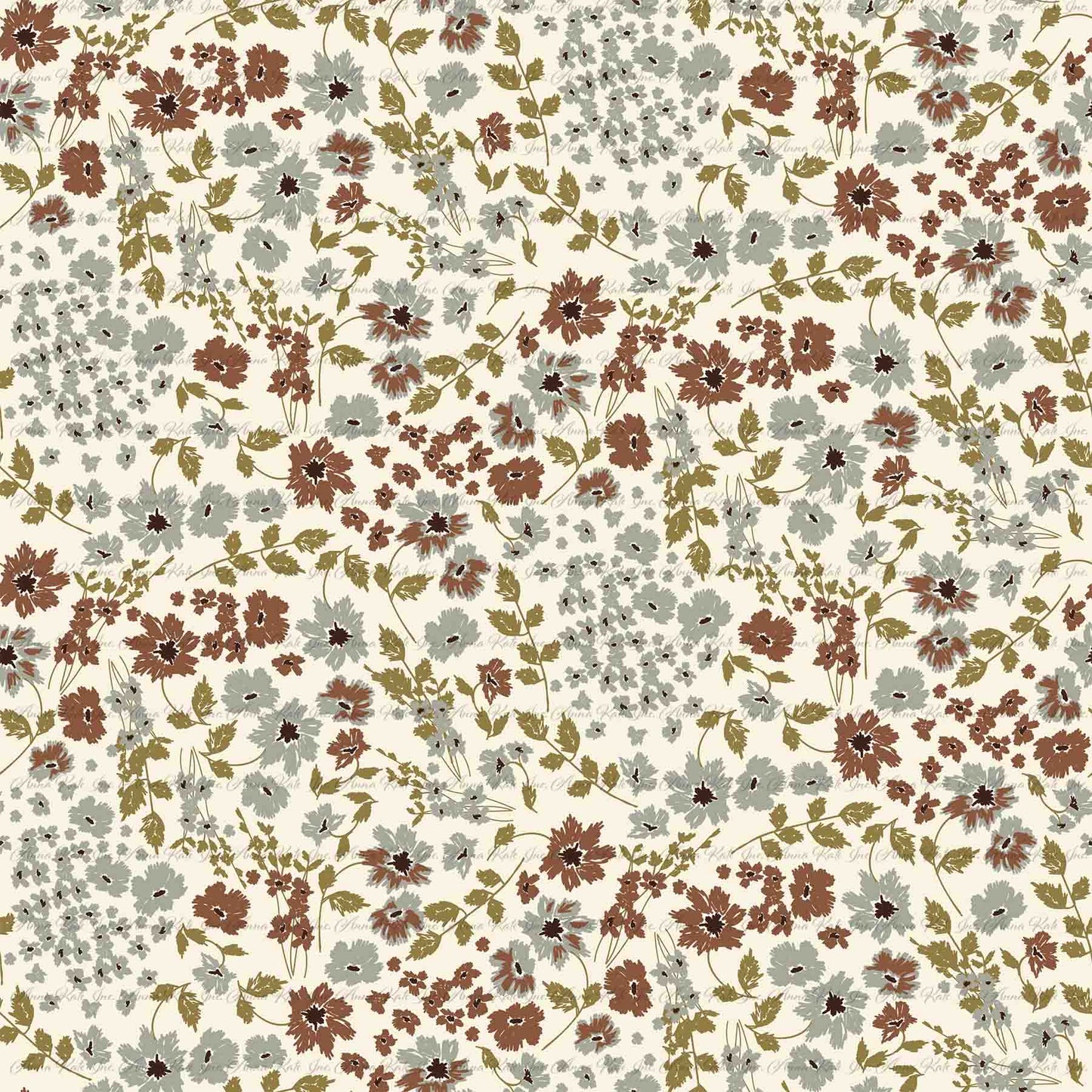 Pre-Order | Remi Vintage Floral in Rust