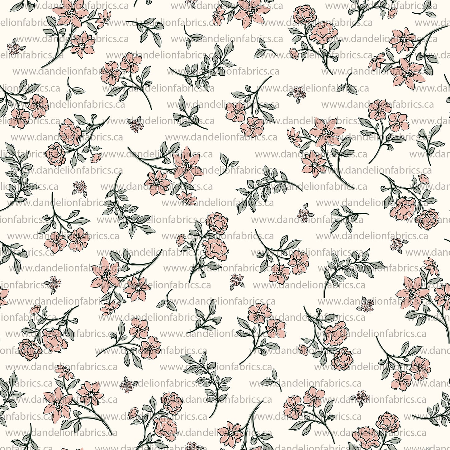 Chloe Floral | Eureka Jersey Knit Fabric